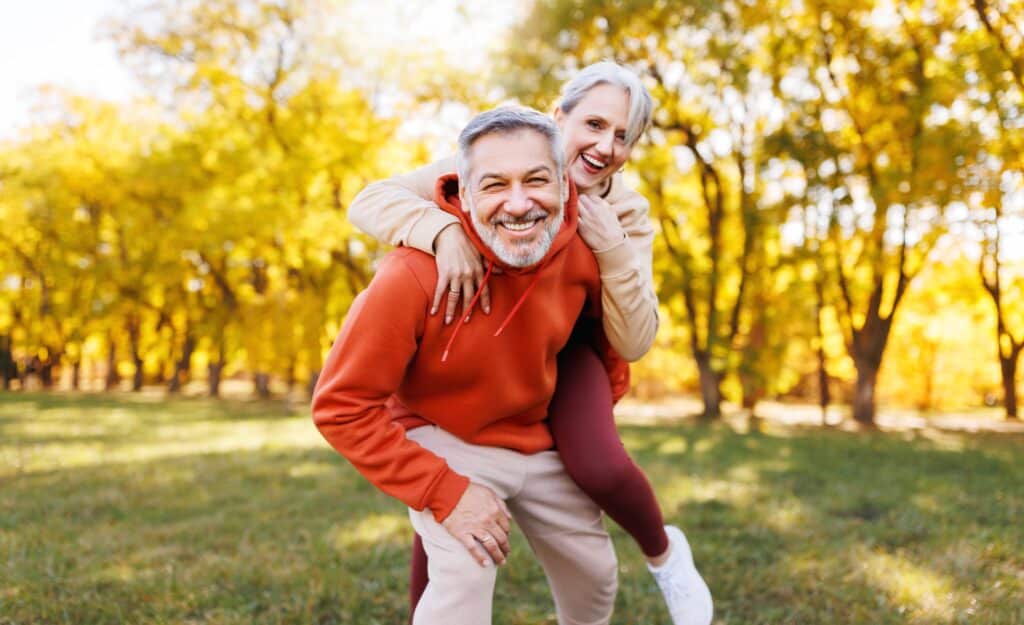 Portrait,Of,Lovely,Happy,Elderly,Couple,On,Morning,Run,Outside