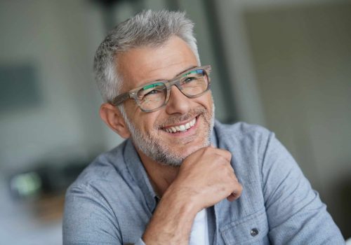 Middle-aged,Guy,With,Trendy,Eyeglasses
